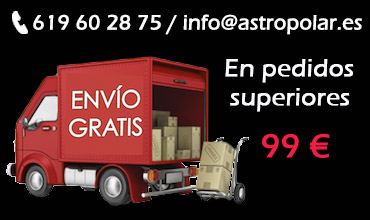 Tienda Telescopios Online con distribución a toda España. Envío gratis a partir de 99 €